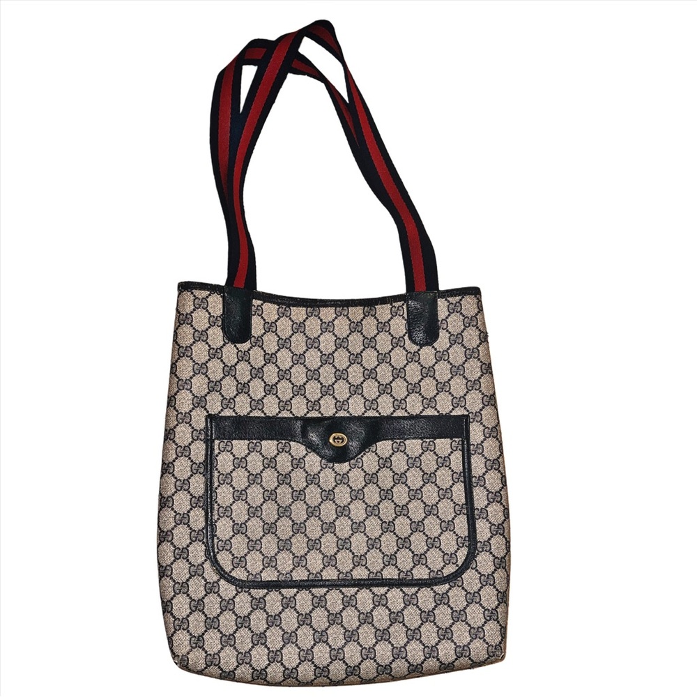 Gucci Supreme Blue Tote Bag